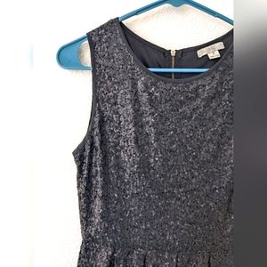 Black sequin dress--fun little black dress! Size small!